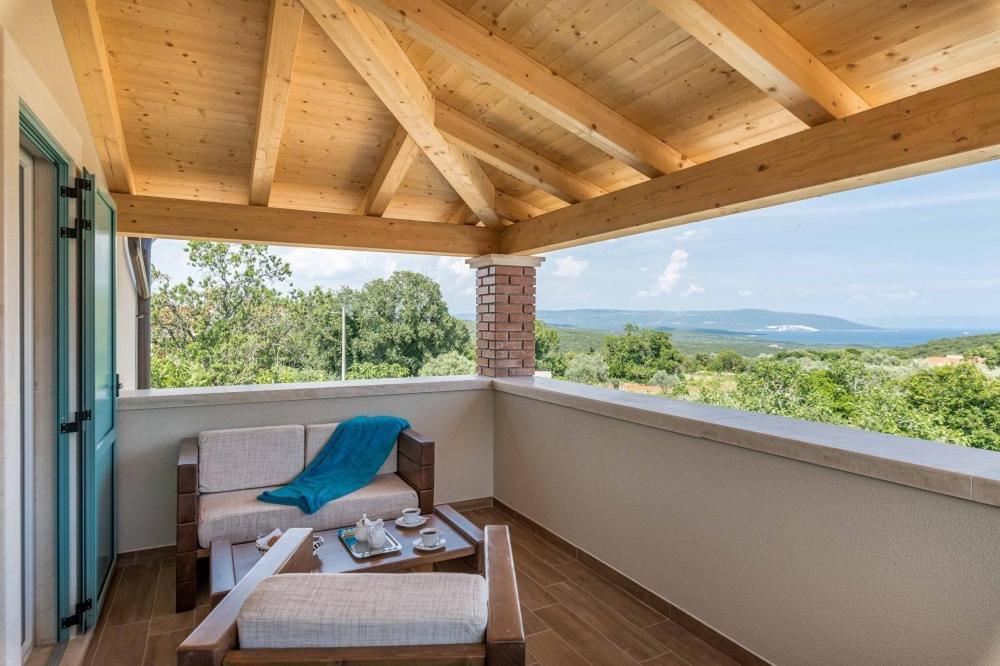 Moderne Istrische Steinvilla - 4 Sterne Mit Privatem, Beheizbaren Pool & Meerblick Kavran Exterior foto